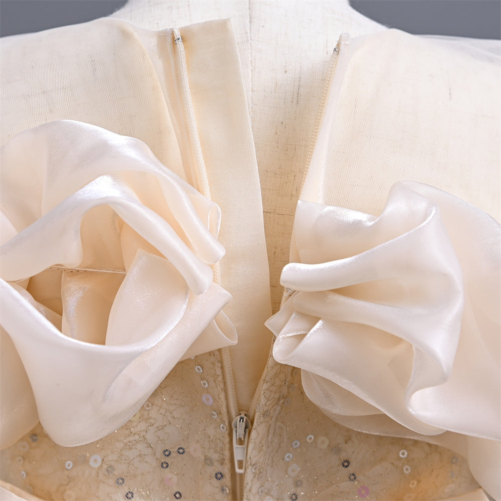 子供ドレス 発表会ドレス オフショルダー ロングスカート フォーマル JD0234