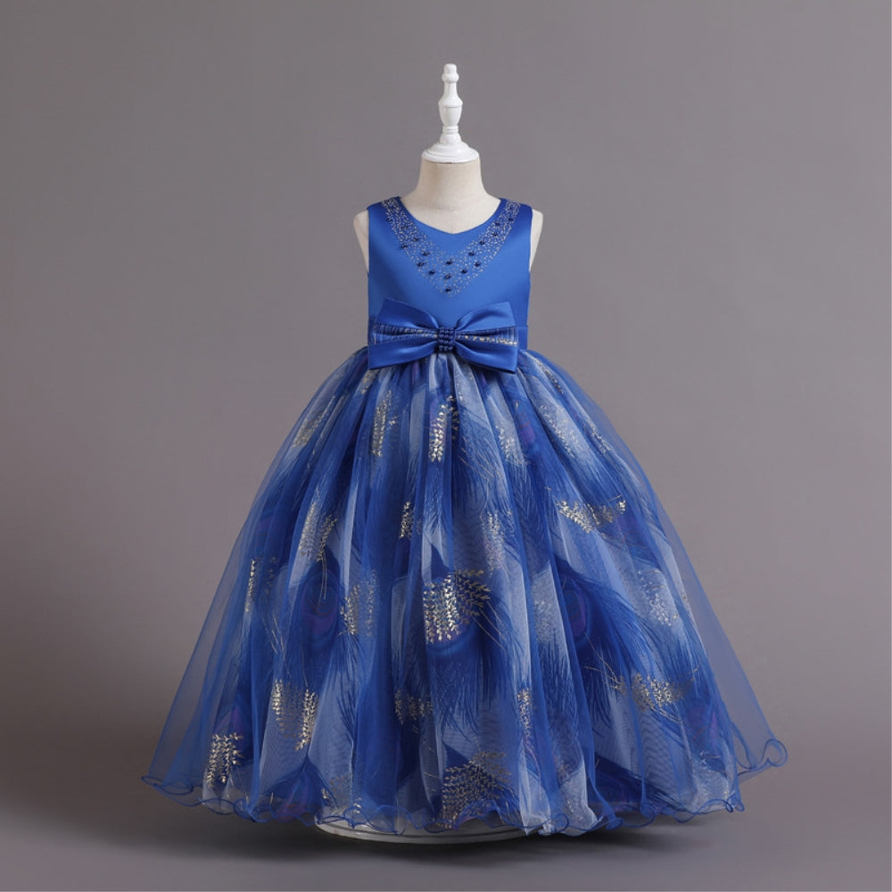 子供ドレス 発表会ドレス ノースリーブ ロングスカート フォーマル JD0235