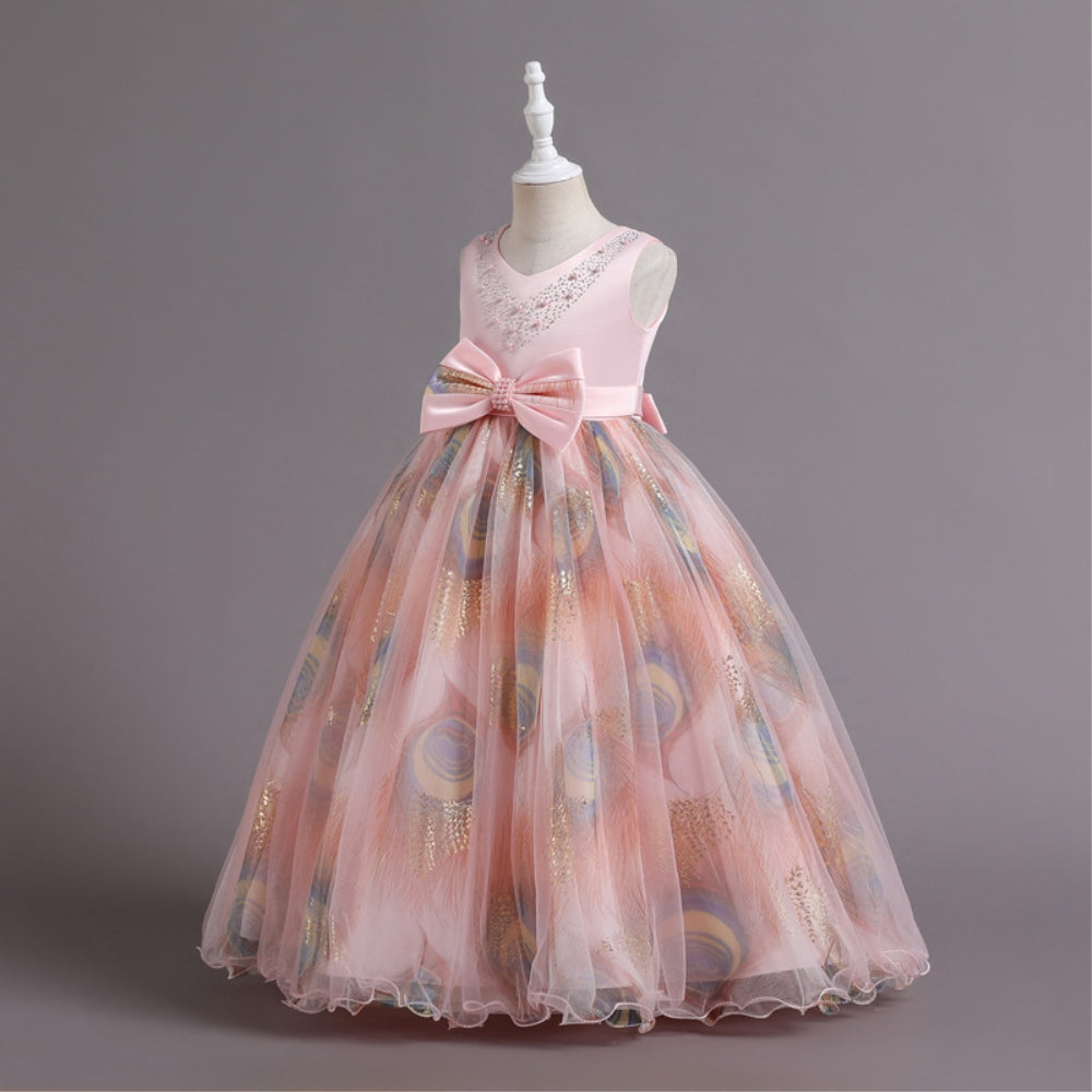 子供ドレス 発表会ドレス ノースリーブ ロングスカート フォーマル JD0235