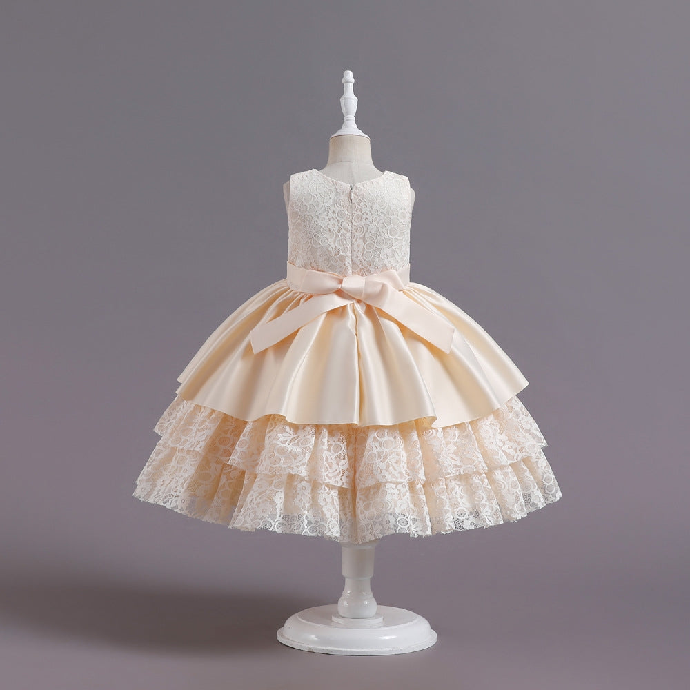 子供ドレス 発表会ドレス ノースリーブ 膝丈スカート フォーマル JD0237