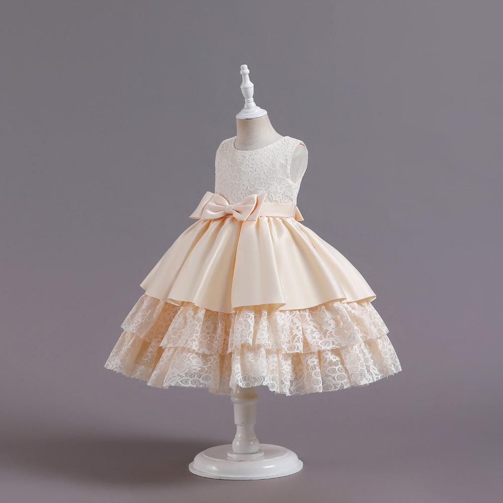 子供ドレス 発表会ドレス ノースリーブ 膝丈スカート フォーマル JD0237