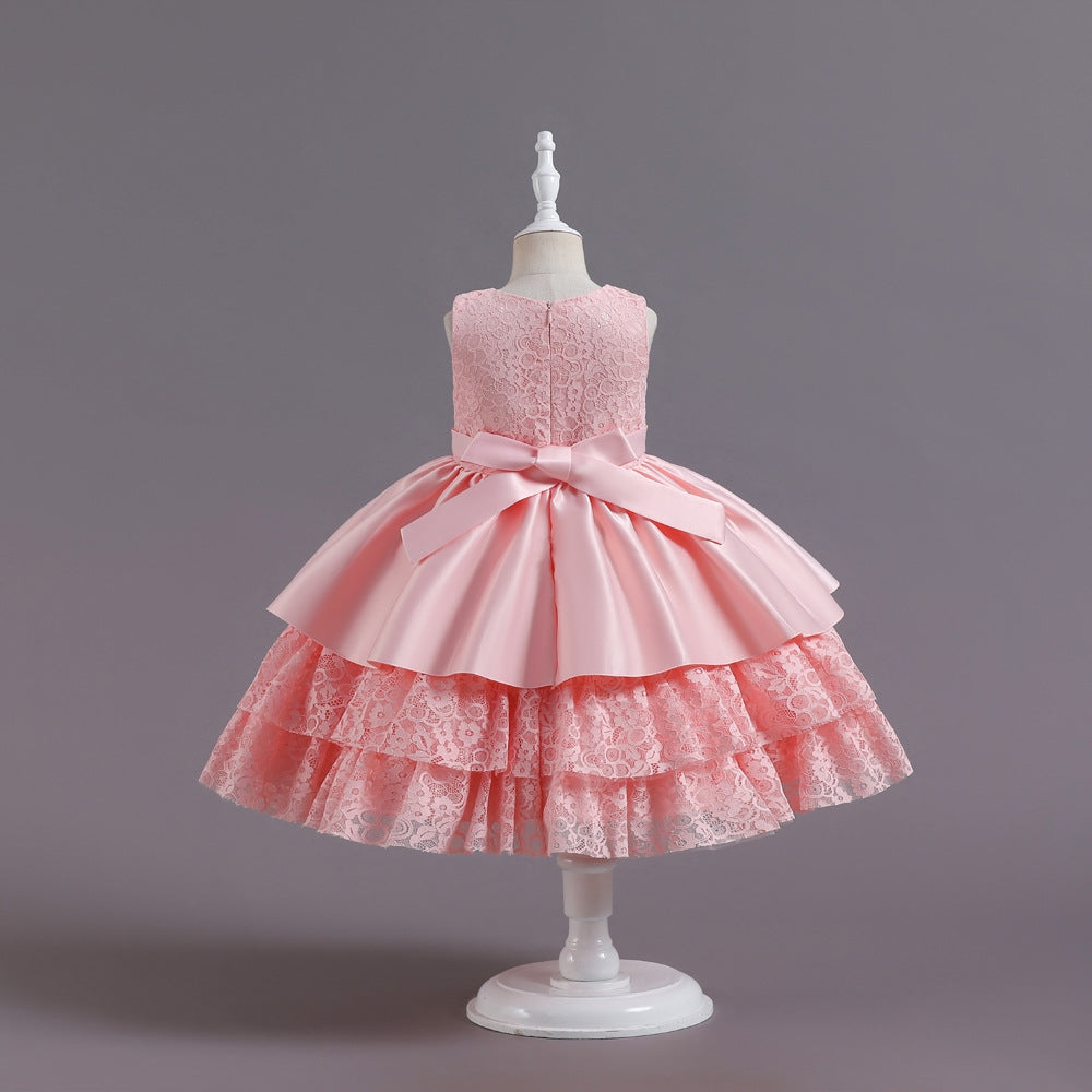 子供ドレス 発表会ドレス ノースリーブ 膝丈スカート フォーマル JD0237