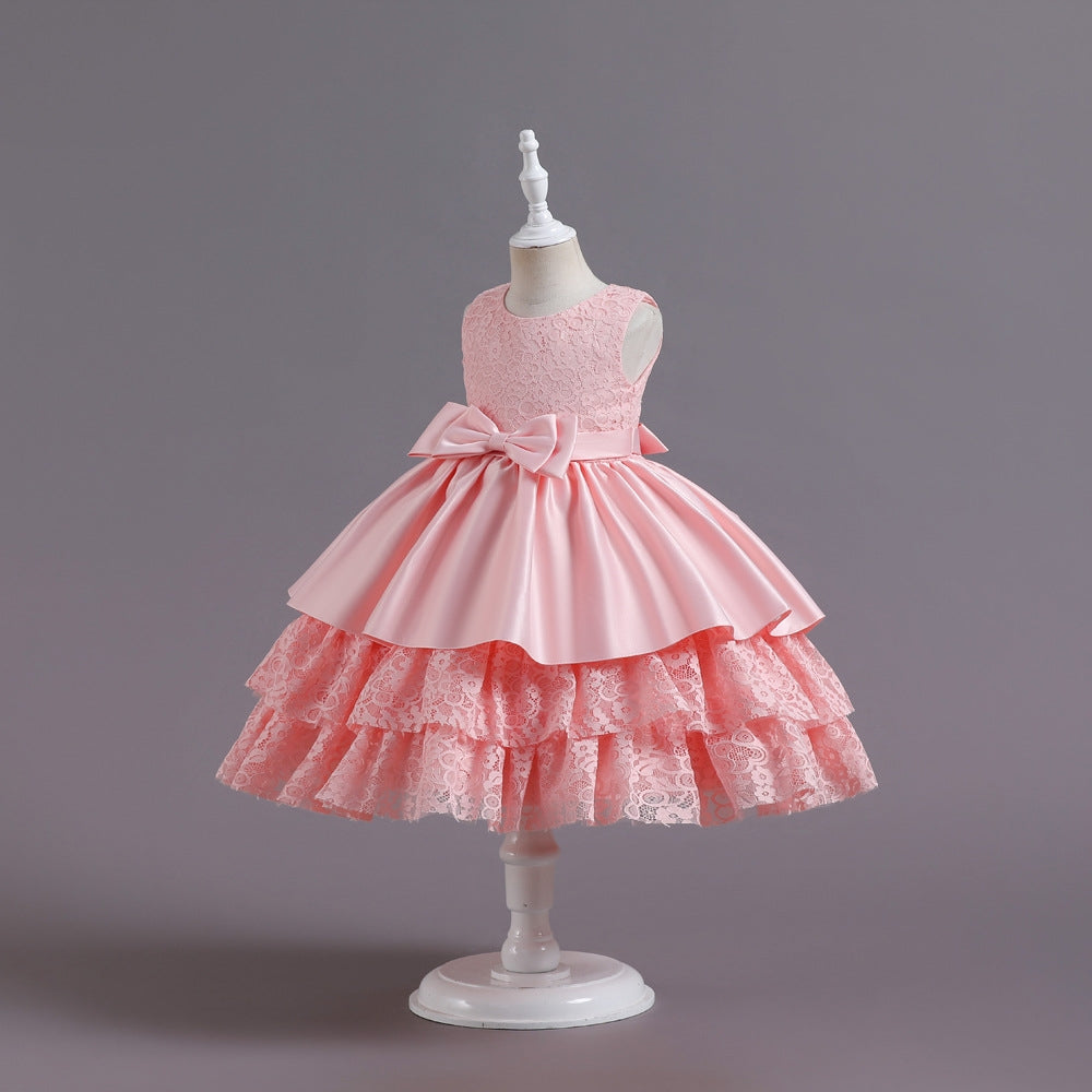 子供ドレス 発表会ドレス ノースリーブ 膝丈スカート フォーマル JD0237