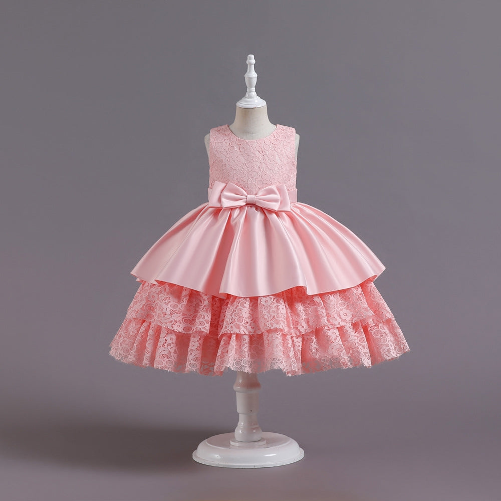 子供ドレス 発表会ドレス ノースリーブ 膝丈スカート フォーマル JD0237