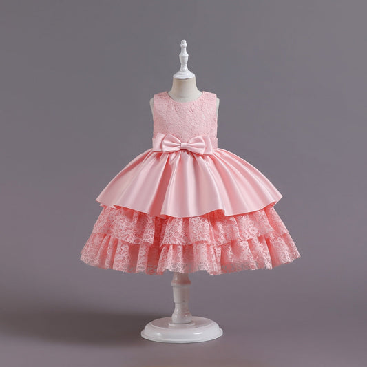 子供ドレス 発表会ドレス ノースリーブ 膝丈スカート フォーマル JD0237