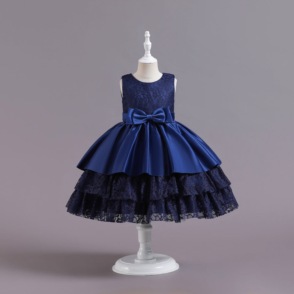 子供ドレス 発表会ドレス ノースリーブ 膝丈スカート フォーマル JD0237