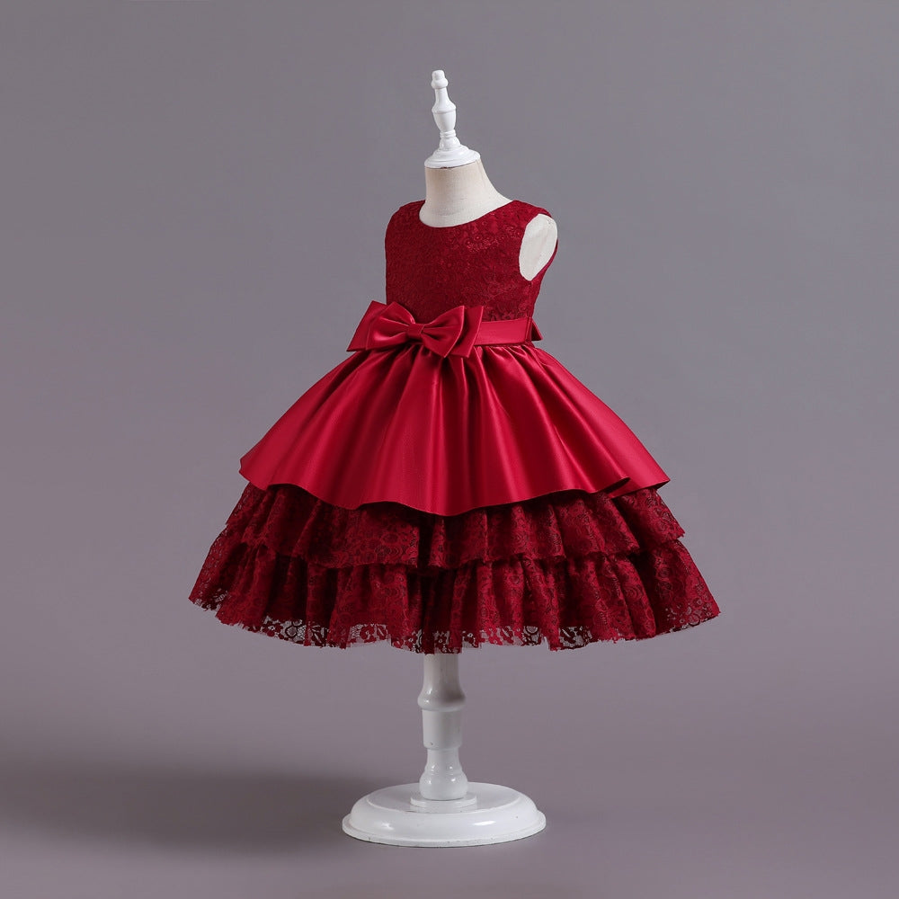 子供ドレス 発表会ドレス ノースリーブ 膝丈スカート フォーマル JD0237