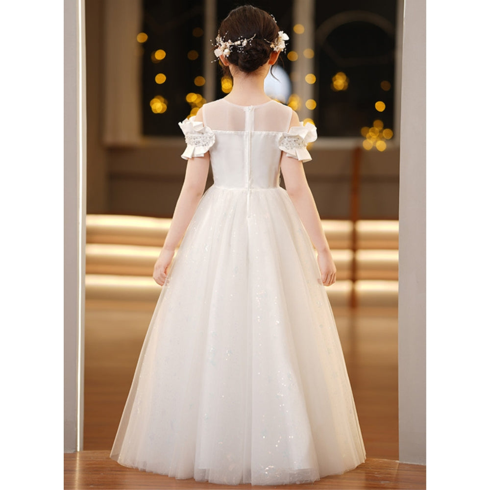 子供ドレス 発表会ドレス オフショルダー ロングスカート フォーマル JD0238