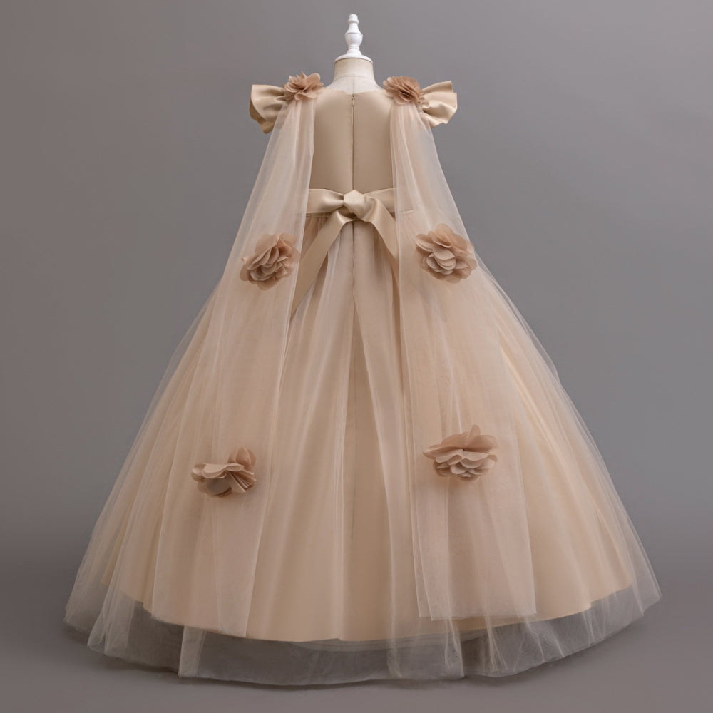 子供ドレス 発表会ドレス キャップスリーブ ロングスカート フォーマル JD0240