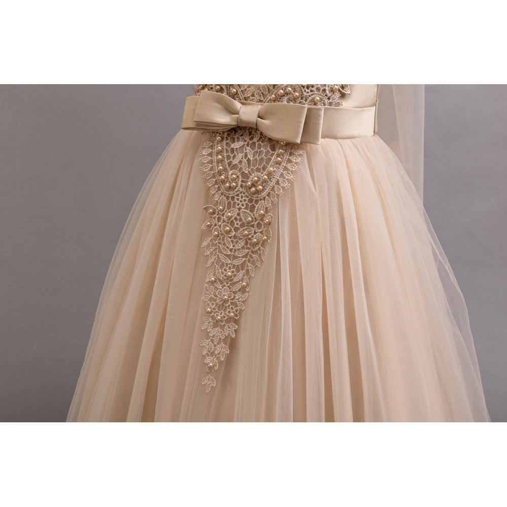 子供ドレス 発表会ドレス キャップスリーブ ロングスカート フォーマル JD0240