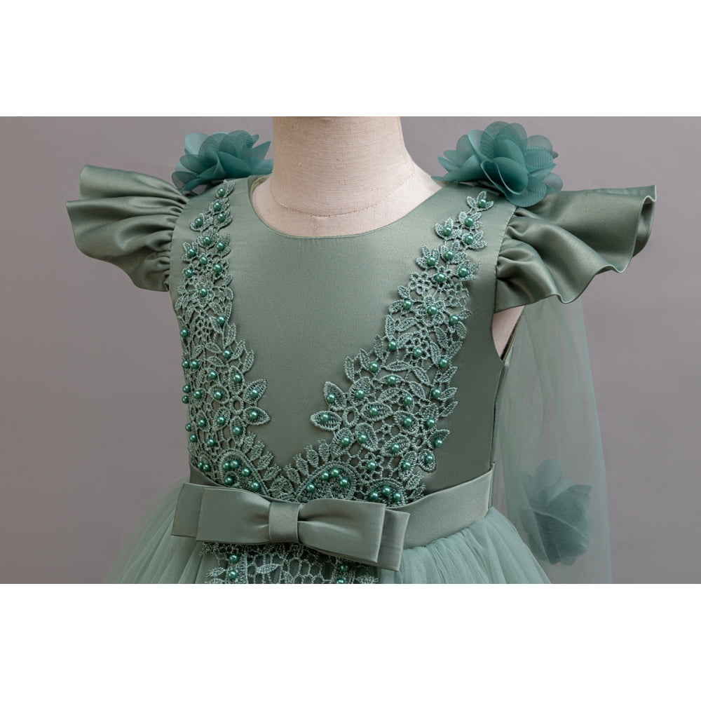 子供ドレス 発表会ドレス キャップスリーブ ロングスカート フォーマル JD0240