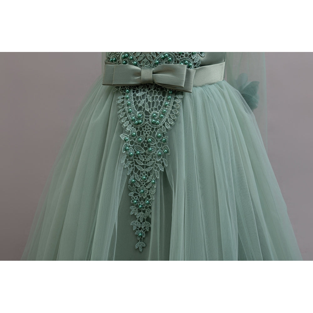 子供ドレス 発表会ドレス キャップスリーブ ロングスカート フォーマル JD0240