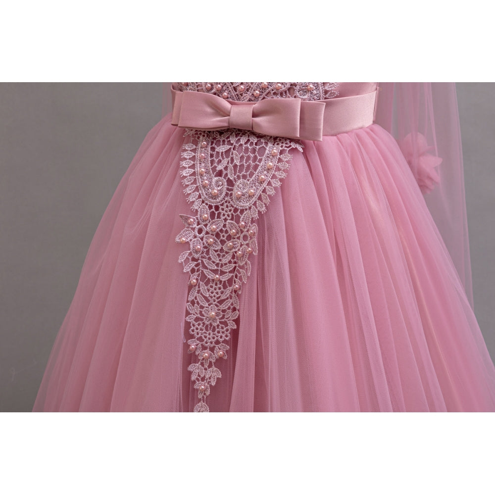 子供ドレス 発表会ドレス キャップスリーブ ロングスカート フォーマル JD0240