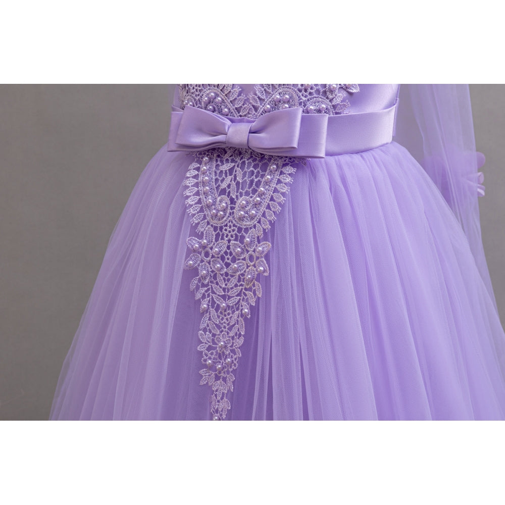 子供ドレス 発表会ドレス キャップスリーブ ロングスカート フォーマル JD0240