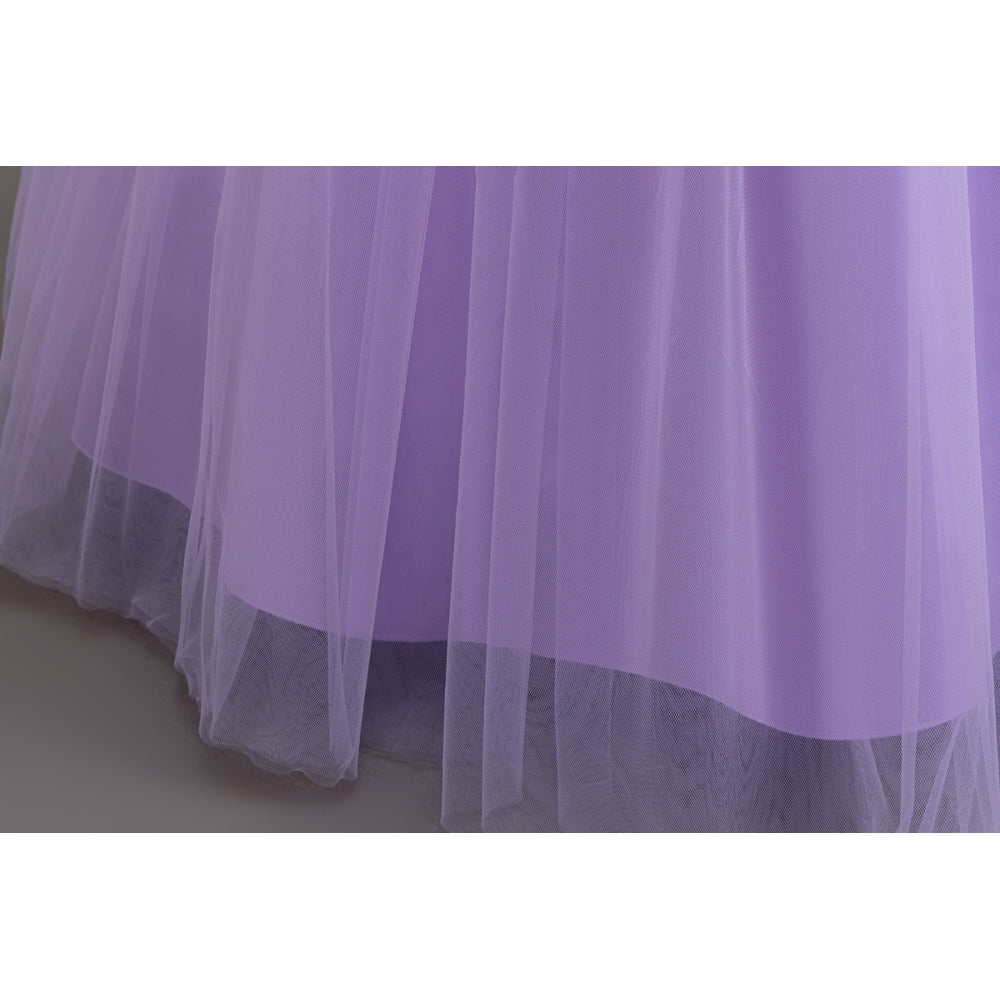 子供ドレス 発表会ドレス キャップスリーブ ロングスカート フォーマル JD0240