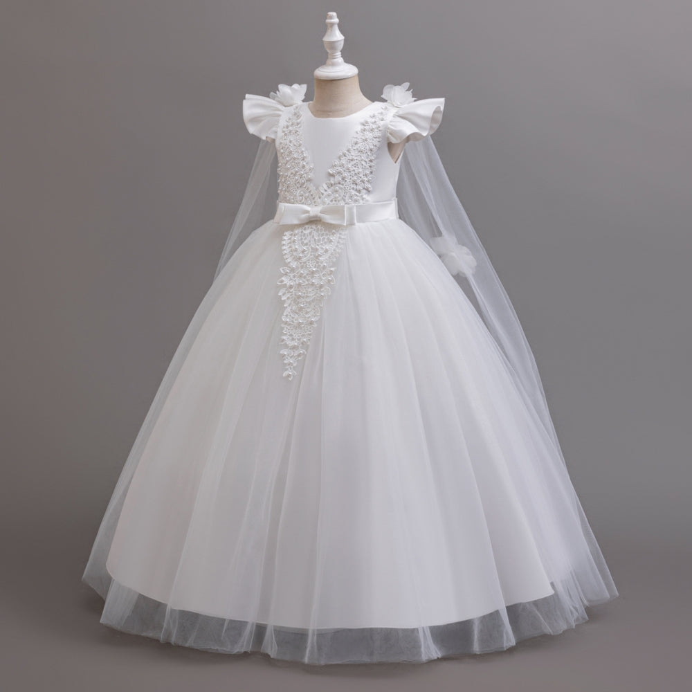 子供ドレス 発表会ドレス キャップスリーブ ロングスカート フォーマル JD0240