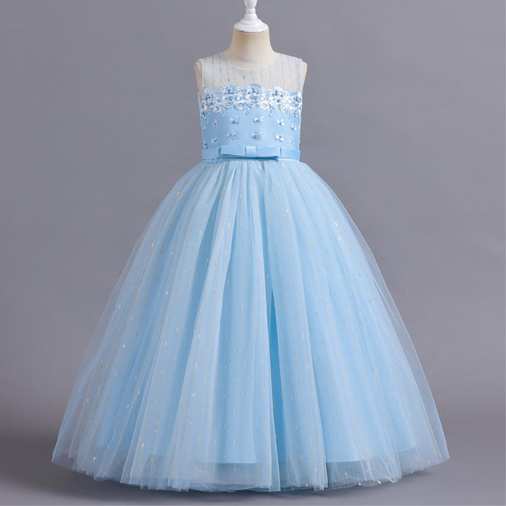 子供ドレス 発表会ドレス ノースリーブ ロングスカート フォーマル JD0243