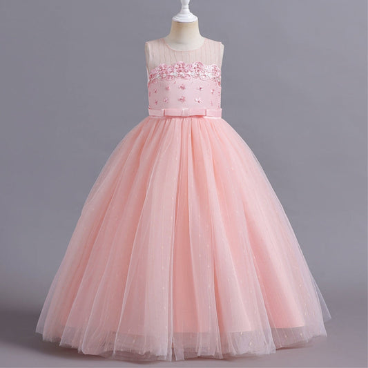 子供ドレス 発表会ドレス ノースリーブ ロングスカート フォーマル JD0243