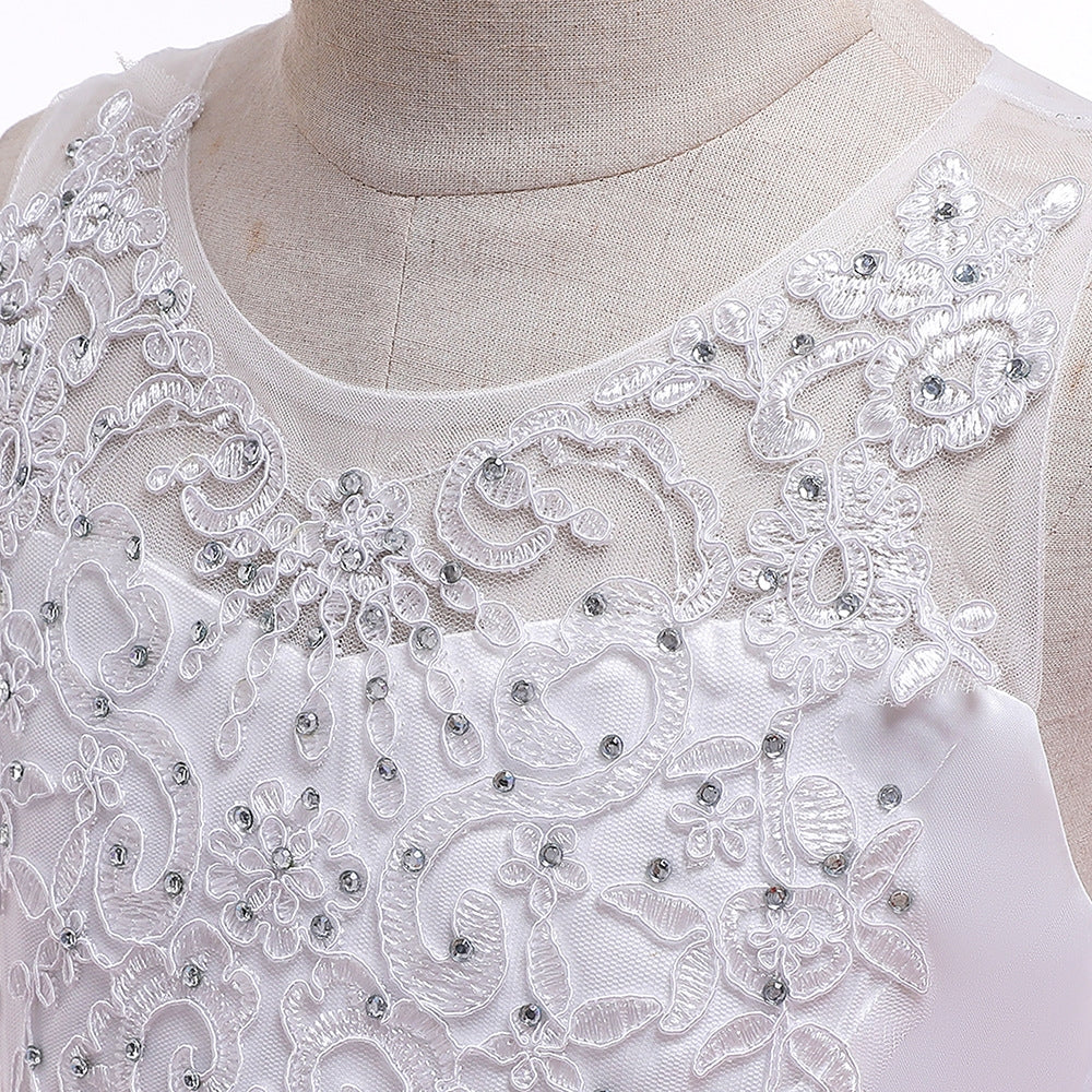 子供ドレス 発表会ドレス ノースリーブ フィッシュテールスカート フォーマル JD0245