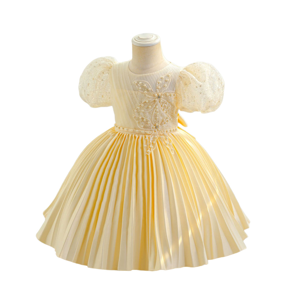 子供ドレス 発表会ドレス パフスリーブ 膝丈スカート フォーマル JD0249