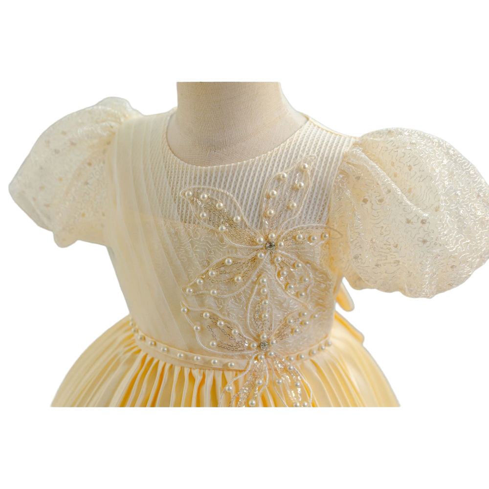 子供ドレス 発表会ドレス パフスリーブ 膝丈スカート フォーマル JD0249