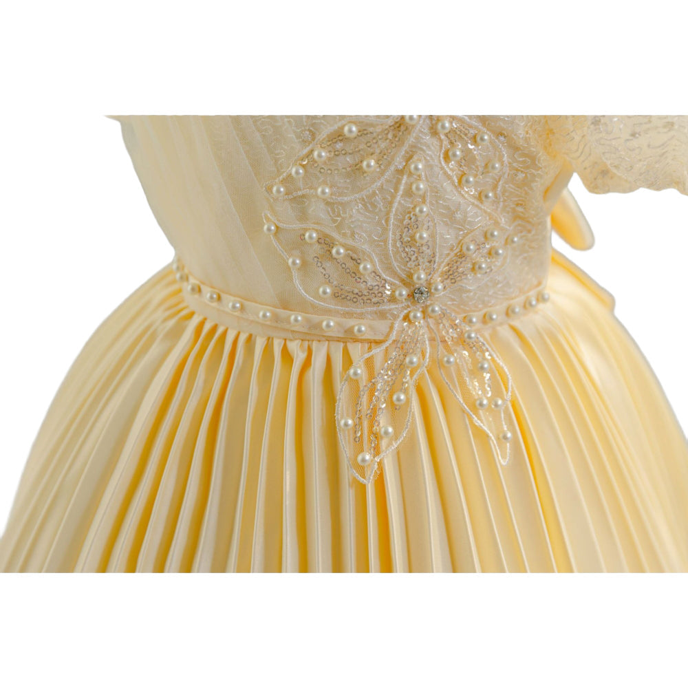 子供ドレス 発表会ドレス パフスリーブ 膝丈スカート フォーマル JD0249