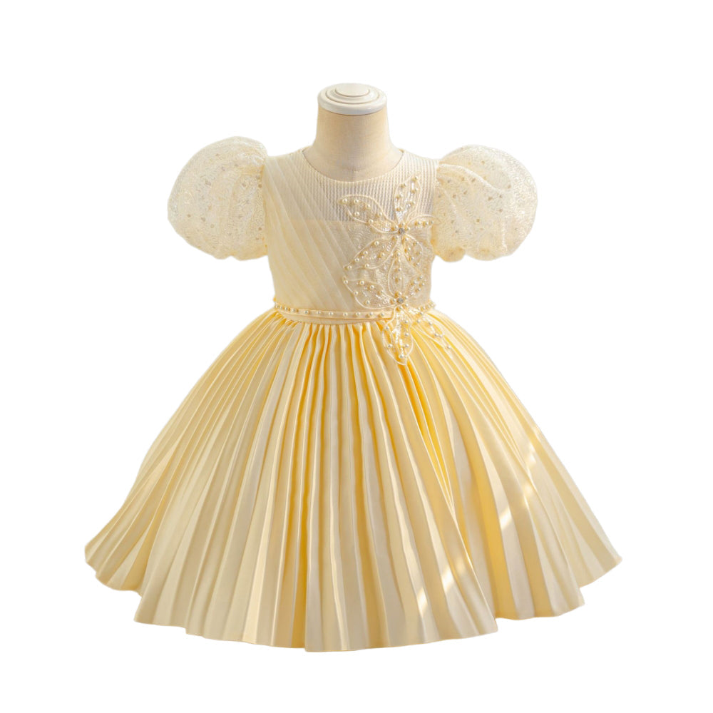 子供ドレス 発表会ドレス パフスリーブ 膝丈スカート フォーマル JD0249