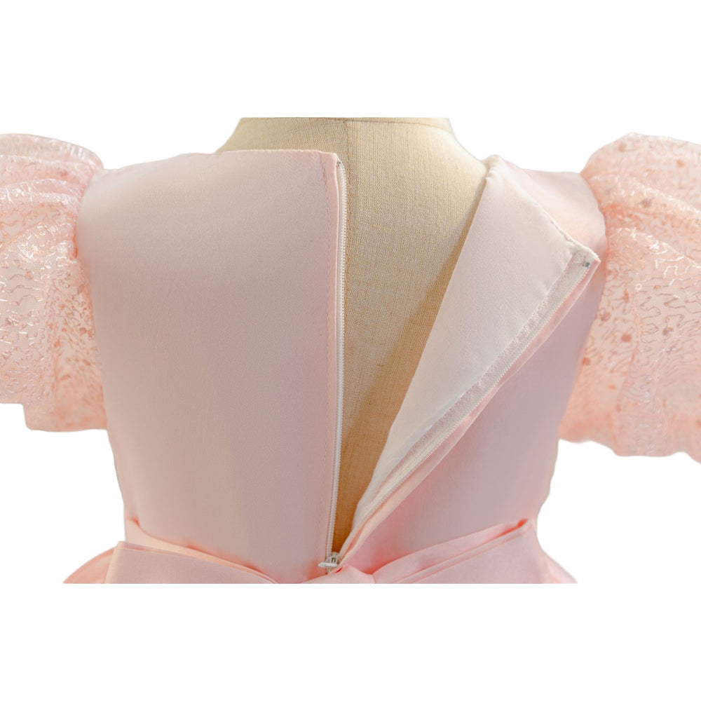 子供ドレス 発表会ドレス パフスリーブ 膝丈スカート フォーマル JD0249