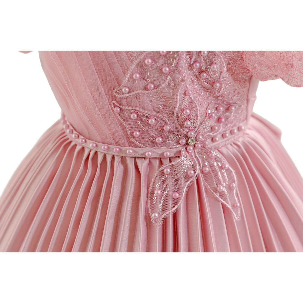 子供ドレス 発表会ドレス パフスリーブ 膝丈スカート フォーマル JD0249