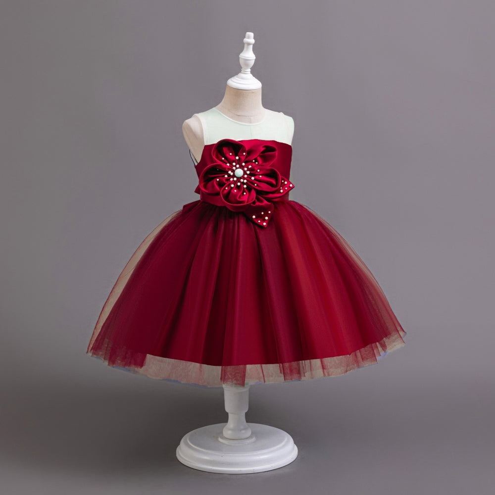 子供ドレス 発表会ドレス ノースリーブ 膝丈スカート フォーマル JD0251