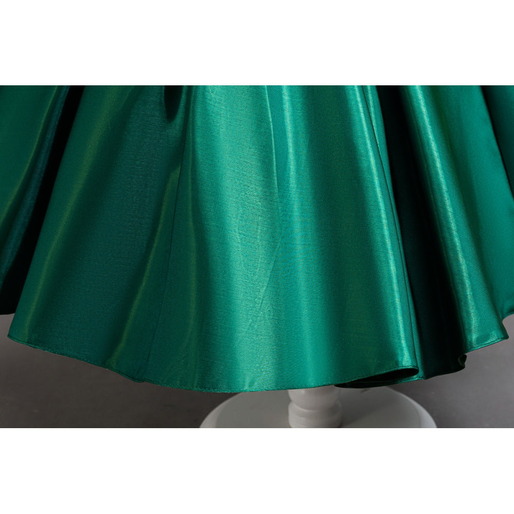 子供ドレス 発表会ドレス キャップスリーブ 膝丈スカート フォーマル JD0253