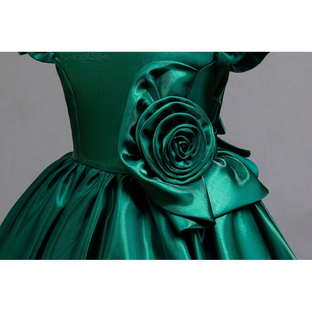 子供ドレス 発表会ドレス キャップスリーブ 膝丈スカート フォーマル JD0253