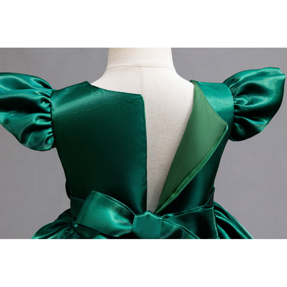 子供ドレス 発表会ドレス キャップスリーブ 膝丈スカート フォーマル JD0253