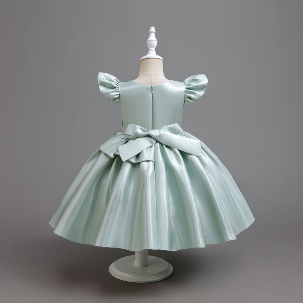 子供ドレス 発表会ドレス キャップスリーブ 膝丈スカート フォーマル JD0253