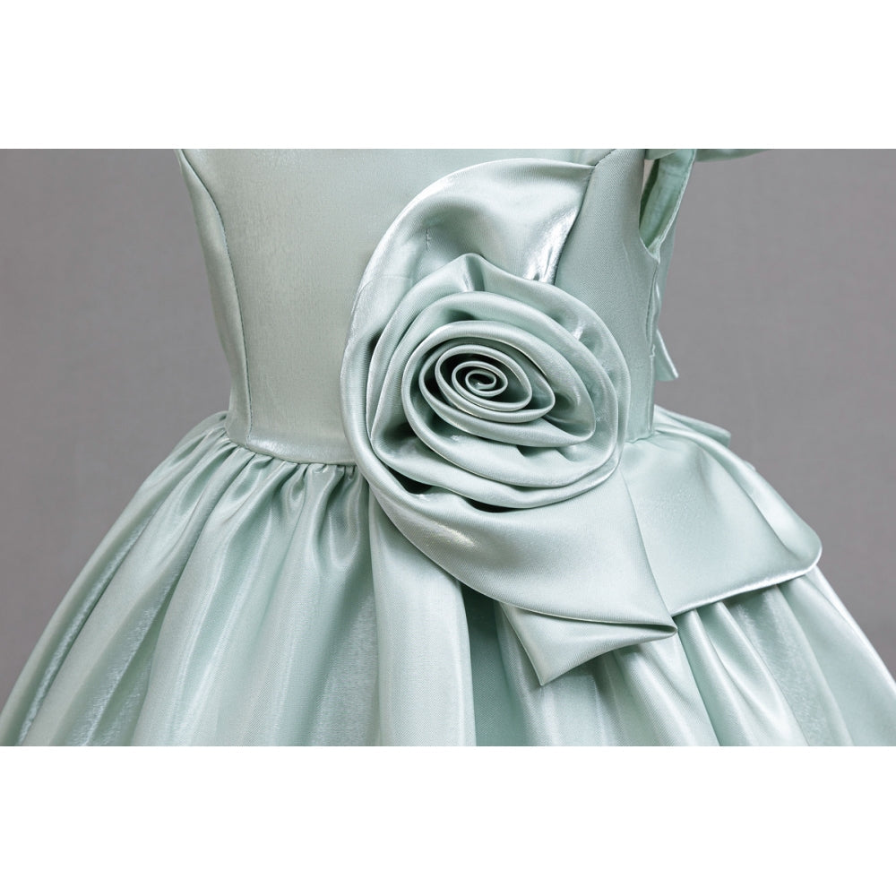 子供ドレス 発表会ドレス キャップスリーブ 膝丈スカート フォーマル JD0253