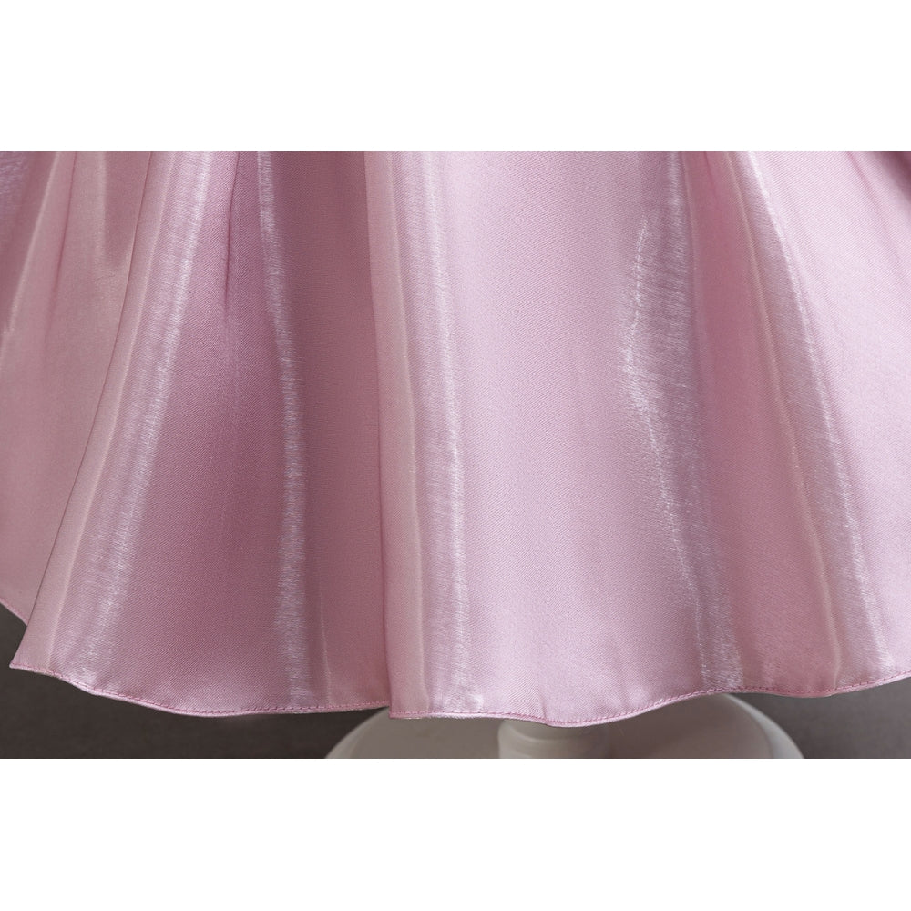 子供ドレス 発表会ドレス キャップスリーブ 膝丈スカート フォーマル JD0253