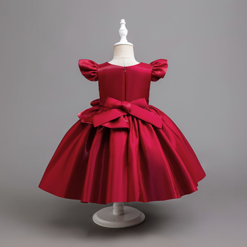 子供ドレス 発表会ドレス キャップスリーブ 膝丈スカート フォーマル JD0253