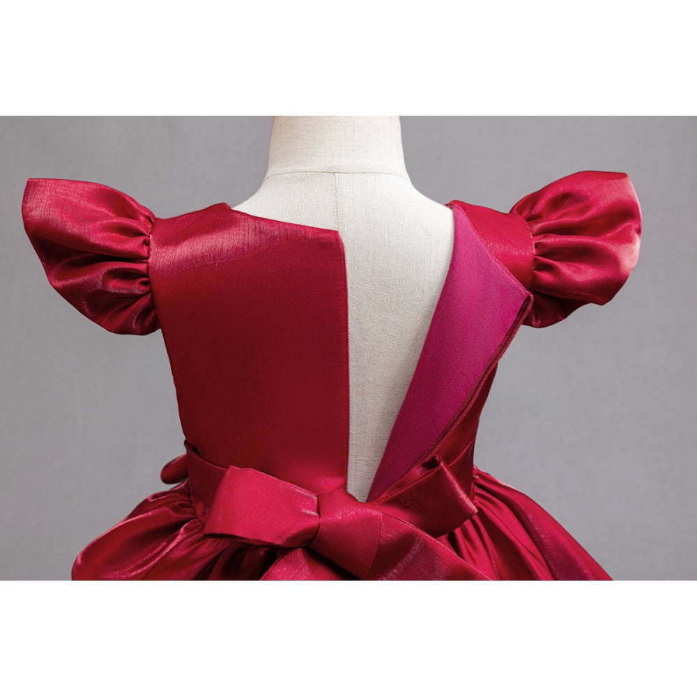 子供ドレス 発表会ドレス キャップスリーブ 膝丈スカート フォーマル JD0253