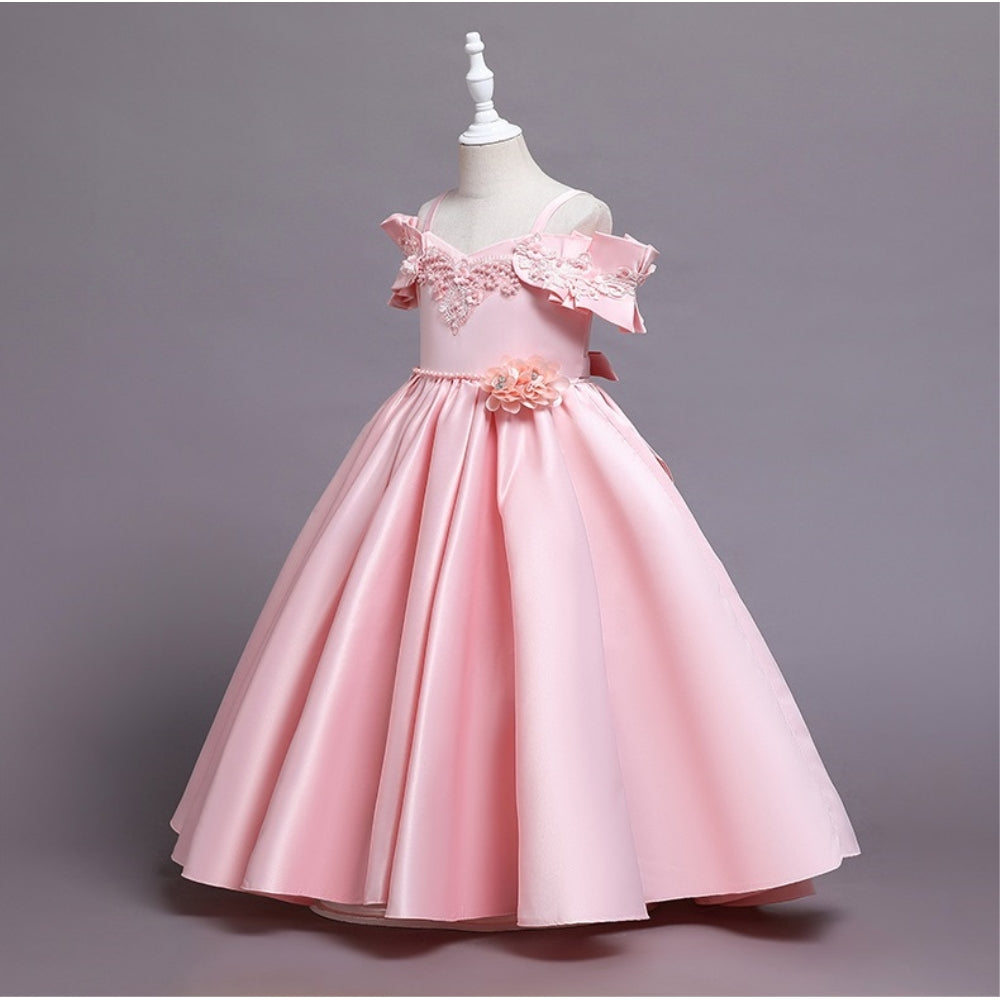 子供ドレス 発表会ドレス オフショルダー ロングスカート フォーマル JD0254