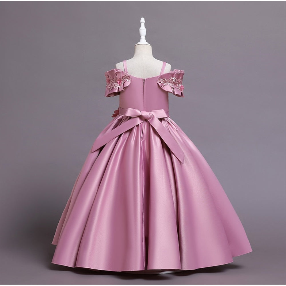 子供ドレス 発表会ドレス オフショルダー ロングスカート フォーマル JD0254