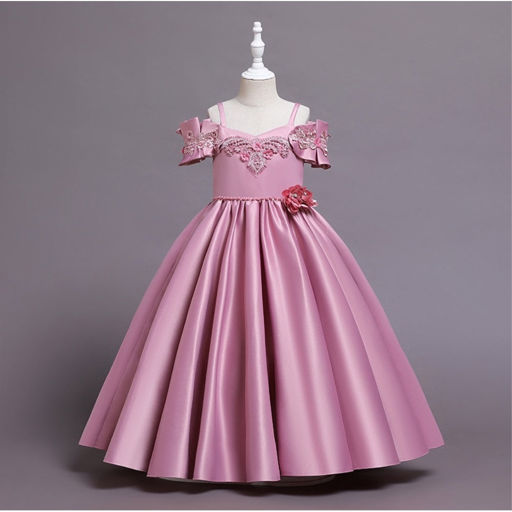 子供ドレス 発表会ドレス オフショルダー ロングスカート フォーマル JD0254