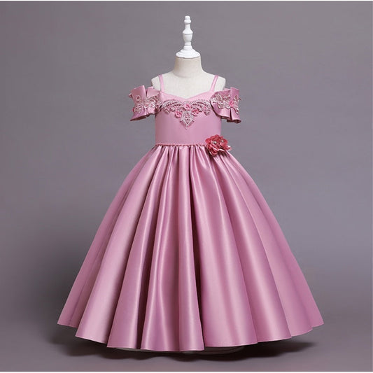 子供ドレス 発表会ドレス オフショルダー ロングスカート フォーマル JD0254