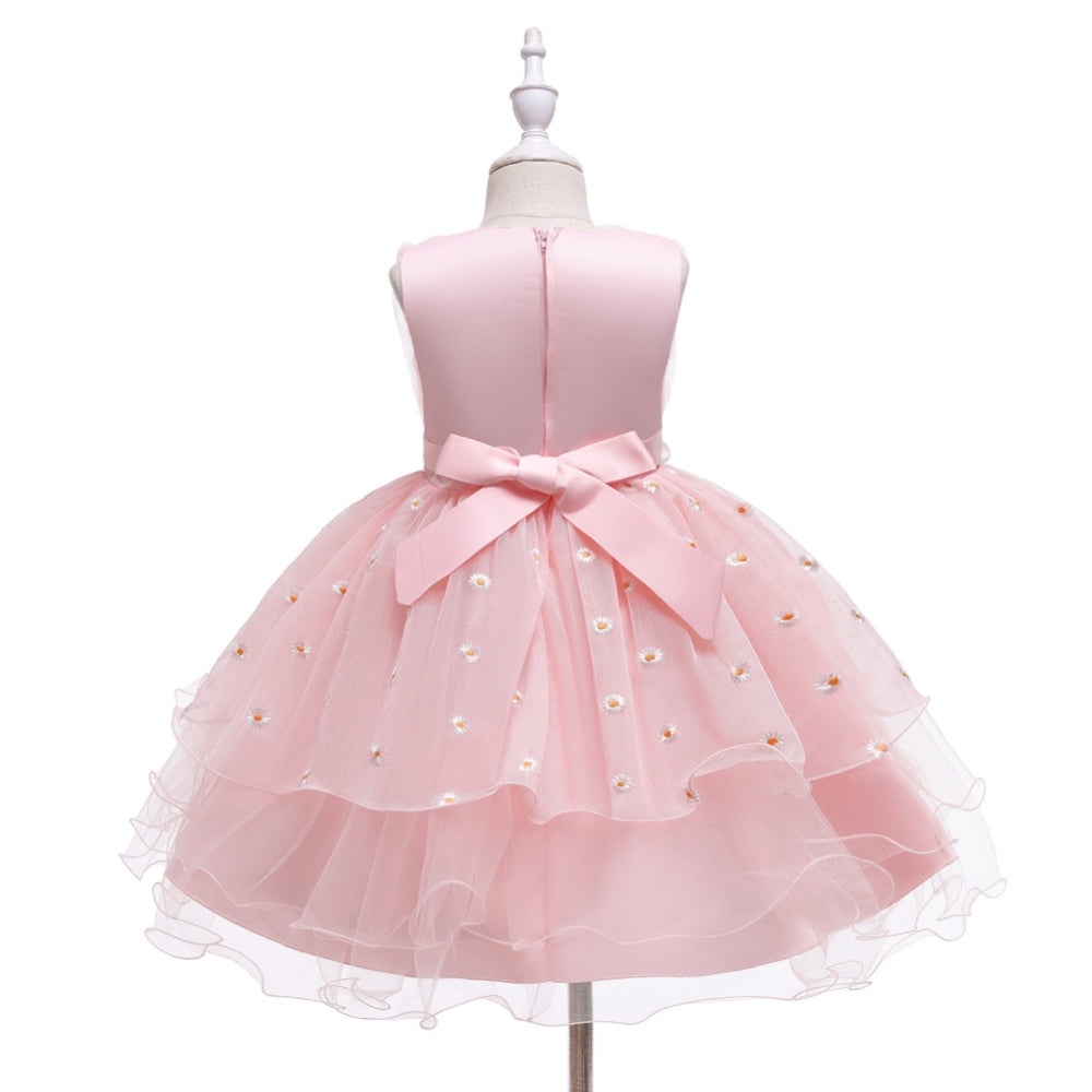 子供ドレス 発表会ドレス ノースリーブ 膝丈スカート フォーマル JD0255