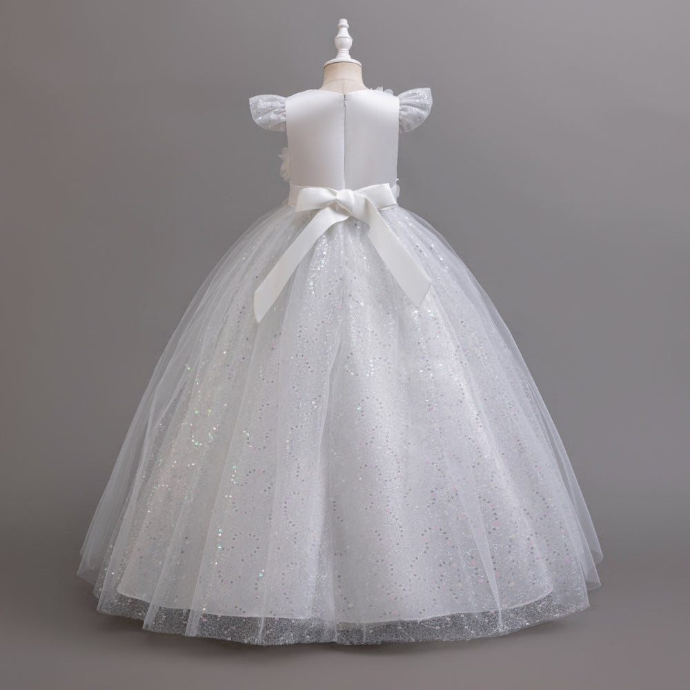 子供ドレス 発表会ドレス キャップスリーブ ロングスカート フォーマル JD0256