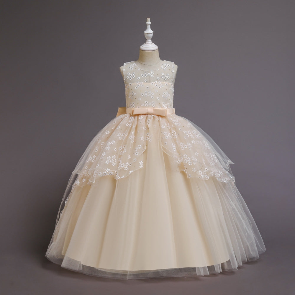 子供ドレス 発表会ドレス ノースリーブ ロングスカート フォーマル JD0259