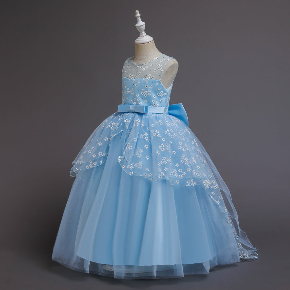 子供ドレス 発表会ドレス ノースリーブ ロングスカート フォーマル JD0259