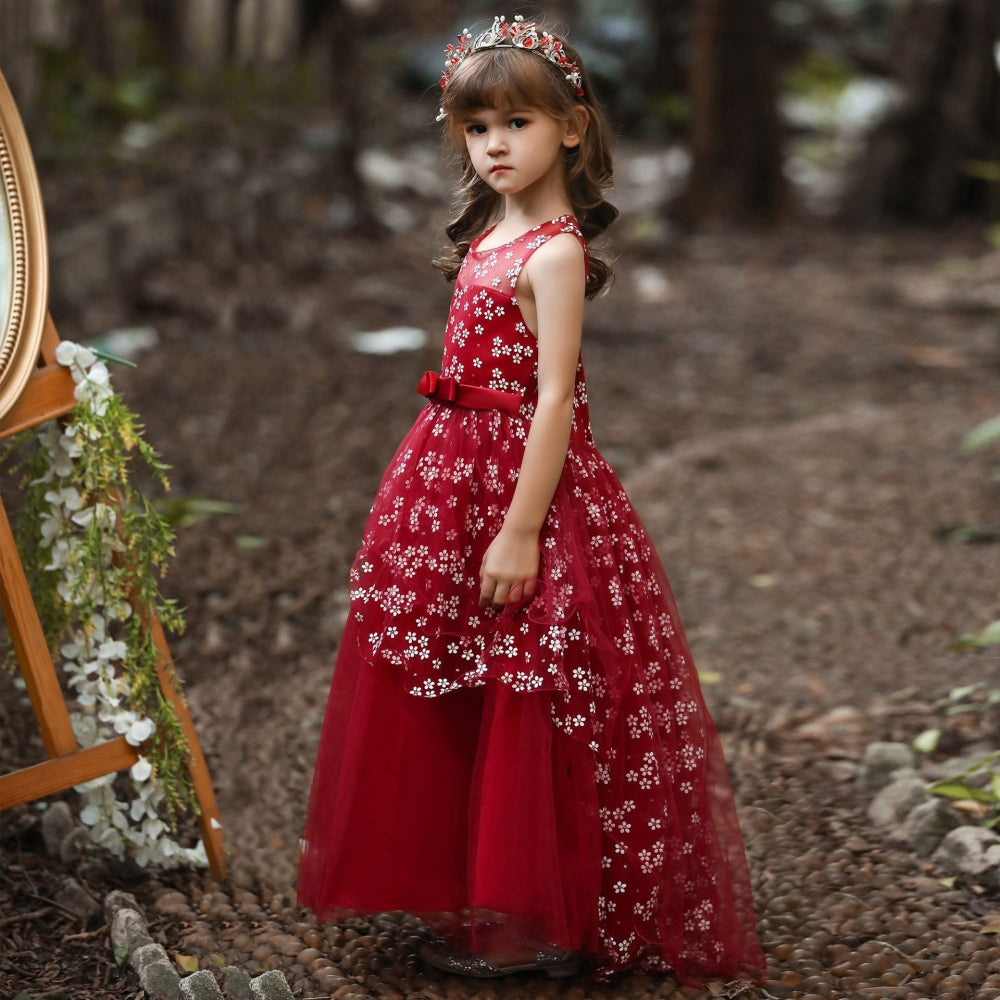 子供ドレス 発表会ドレス ノースリーブ ロングスカート フォーマル JD0259