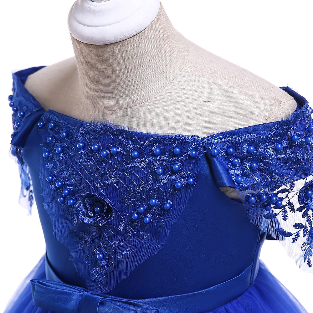 子供ドレス 発表会ドレス オフショルダー 膝丈スカート フォーマル JD0260