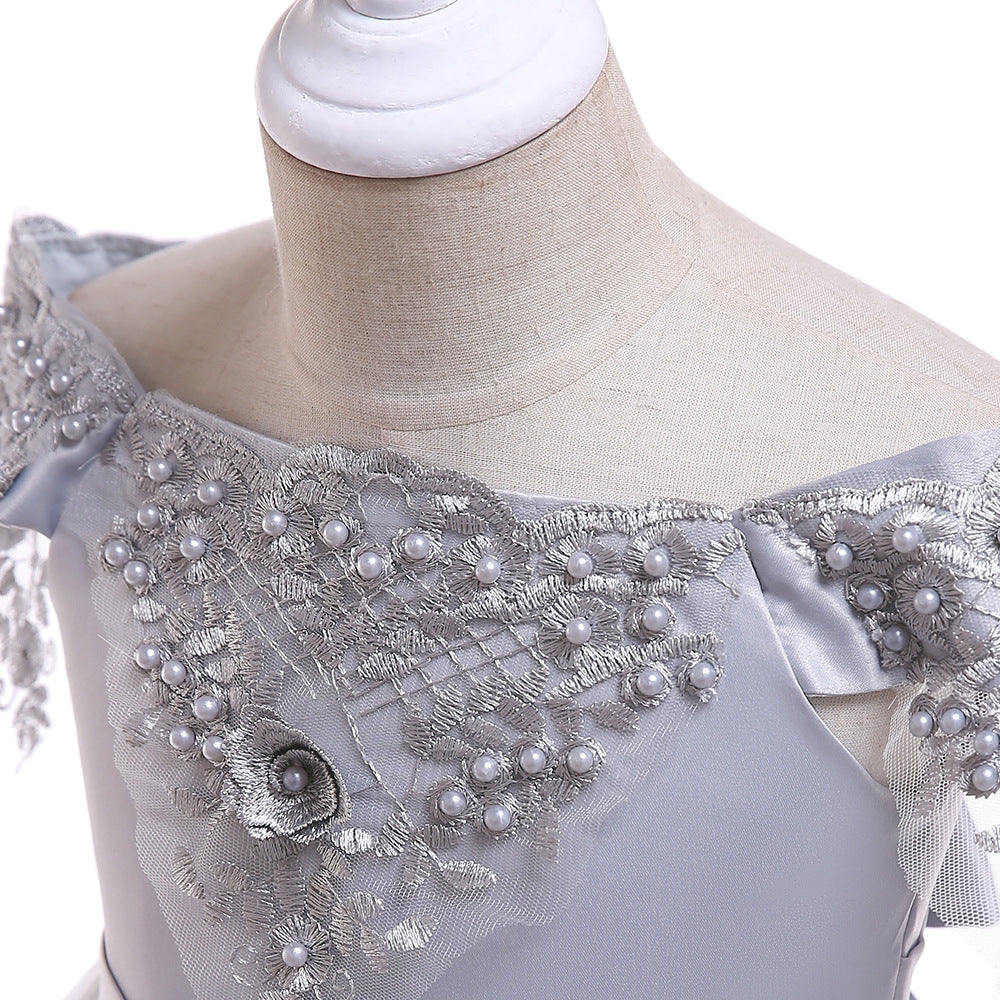 子供ドレス 発表会ドレス オフショルダー 膝丈スカート フォーマル JD0260