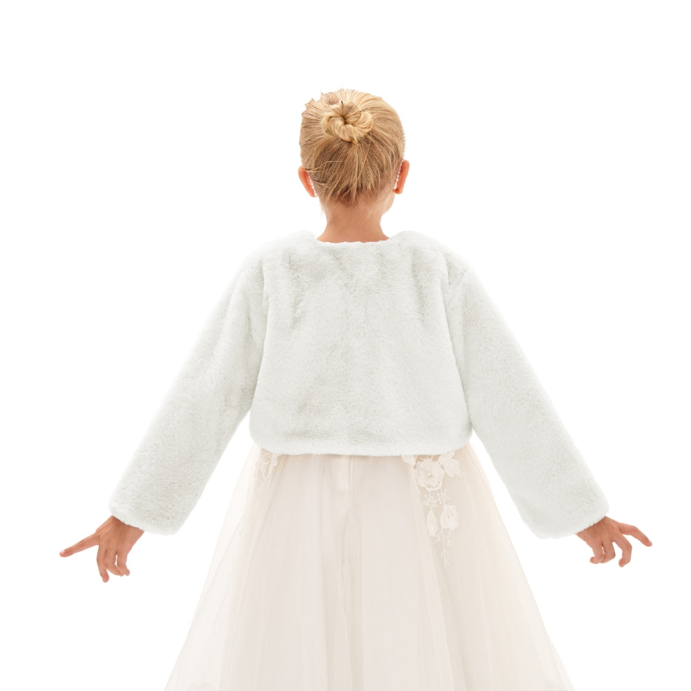 ボレロ 子供 フェィクファー ドレス用品 JZ0001